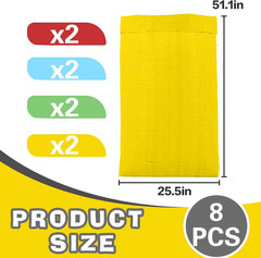 Potato Sack Race Bags for Adults, 51X25 Plastic Bags, Large Size Game Race Bag