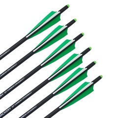 20″ Carbon Crossbow Bolts Arrows OD8.8mm 4″ Vanes Archery Crossbow Hunting 12PCS