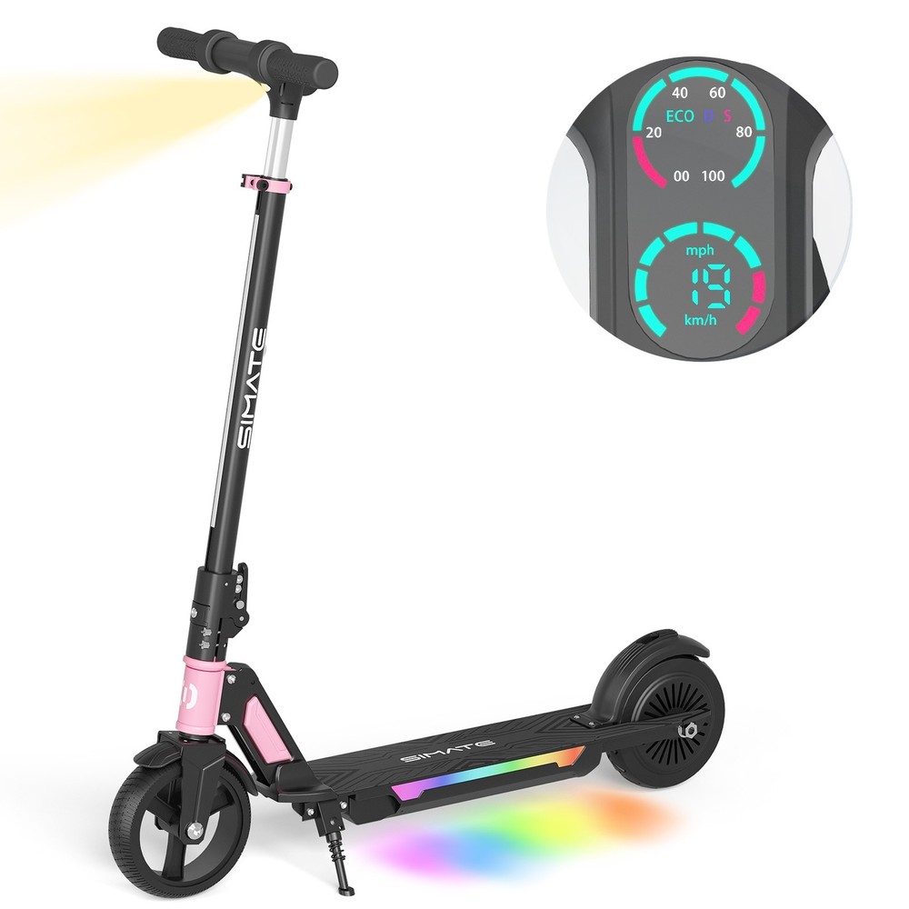 250W Electric Scooter For Adults 12MPH 10 Mile Range 7.5″ Tubeless Tires Scooter