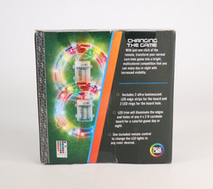Cornhole LED Lights By Cipton Edge And Rim LED Light Strips Remote Retail $99