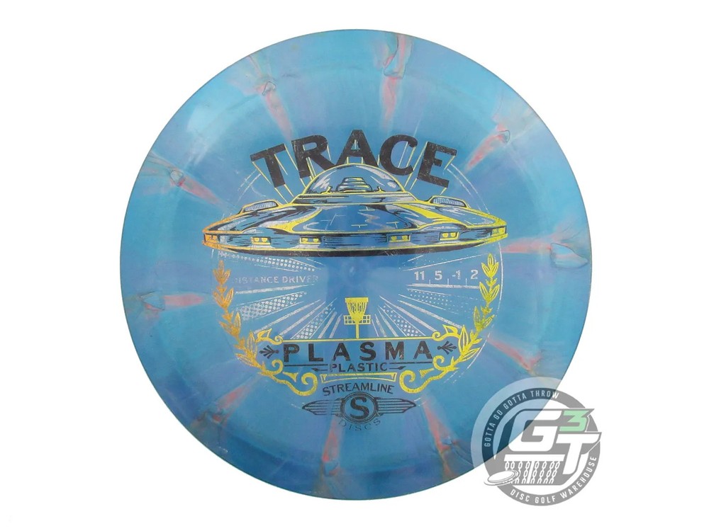 USED Streamline Discs Plasma Trace 167g Blue-Lilac Distance Driver Golf Disc