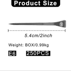 250pcs Horseshoe Horse shoes Stain Stainless 2.1» Nails E3 E5 E6