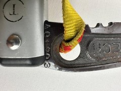 Grivel Mont Blanc Air Tech Ice Axe Made in Italy Mountaineering Piolet w/ Leash
