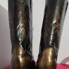 Laredo Women’s Western Cowboy Boots Brown/Black Style 9644 US 10A