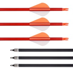 YLSIO Archery 30in Mixed Carbon Arrow Targeting Arrows Hunting Shooting Practice