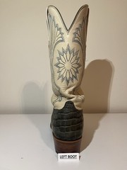 Black Jack Hand Made (USA) American Alligator Boots 8.5D