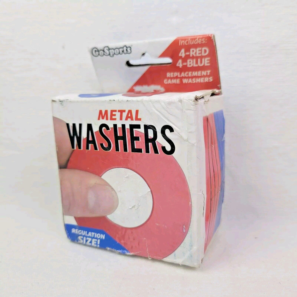 Washer Game GoSports Powder Coated Metal Replacement Set Steel WT-8-METAL