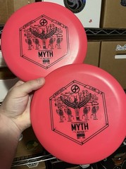 NEW! Old Stock Infinite Discs P@!R of D-Blend Myth Pink @175 Innova Disc Golf