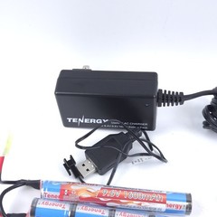 Tenergy 9.6V 1600mAh NiMH Butterfly Battery Pack + Smart Charger Combo