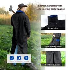 Resistance Western Long Old Cowboy Canvas Jacket – Rangewear Canvas Duster Coat