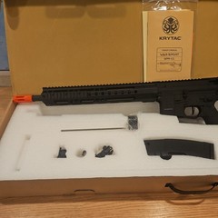 Krytac Airsoft M4/AR Carbine War Sport All Metal AEG Rifle GPR-CC 150 Round Mag
