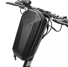 Black E Scooter Handlebar Bag – Secure – Waterproof – Hard Shell