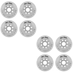 Labeda Inline Roller Hockey Skate Wheels Addiction White 76mm SET OF 8