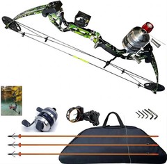 Bowfishing Bow Kit with Arrow Ready to Shoot Right Handed 15-45 LBS Draw Length