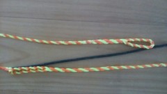 2-ply Flemish Bow string for any recurve or longbow with Halo serving