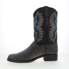 Dingo Trail Boss DI-108 Mens Black Extra Wide Leather Cowboy Western Boots