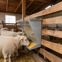 60cm Wall‑Mounted Multiple‑Sided Structure Adopted On Livestock Hay Rack, Heavy‑