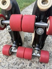 VTG Pacer SP205 Quad Racer Roller Skates Womens 10 Labeda Jammer