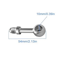 3AN Male to 10mm 3/8″ Banjo Stainless Steel Brake Hose Fitting 3AN-Straight