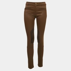 Gucci Brown Cotton Blend Gabardine Breeches