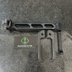 Carbon Fiber Airsoft Picatinny Stock SHORT Version