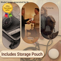 Shepherd Sling Durable Leather Rock Throwing Slingshot Long Distance Launcher