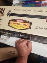 BEEMAN ORIGINAL DUAL BARREL AIRGUN RIFLE MODEL 2016S – NEW IN BOX HARD TO FIND