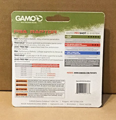 Gamo PBA Raptor Hunting Pellets .22 Caliber 50 count 632264554