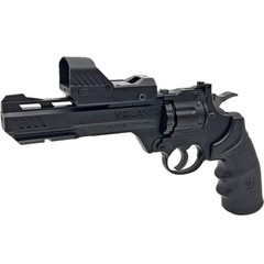 Crosman Vigilante .177 Cal Air Pistol Pellet Gun + Optic, Pellets & CO2 (CCP8B2)