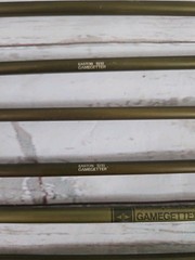 Easton Aluminum Arrows 5 XX75 + Bradheads Camo Hunter 7 Gamegetter 1918 29.5″