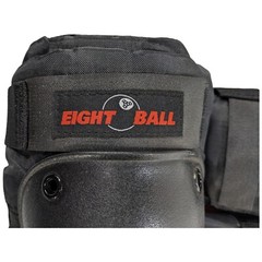 Wrist Knee Elbow Pads Multi Sport Eight Ball Kids 8+ Protective Pad Set Black