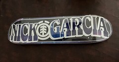 “Out There” Nick Garcia Element Glow In The Dark Skateboard Deck SZ 8.125 New!!!