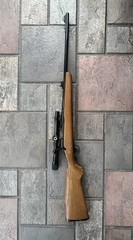 Crosman Model #70 .177 Single Shot Bolt Action Co2 With Weaver Scope