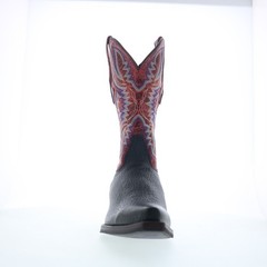 Dingo Rio Lobo DI-154 Mens Black Leather Slip On Cowboy Western Boots