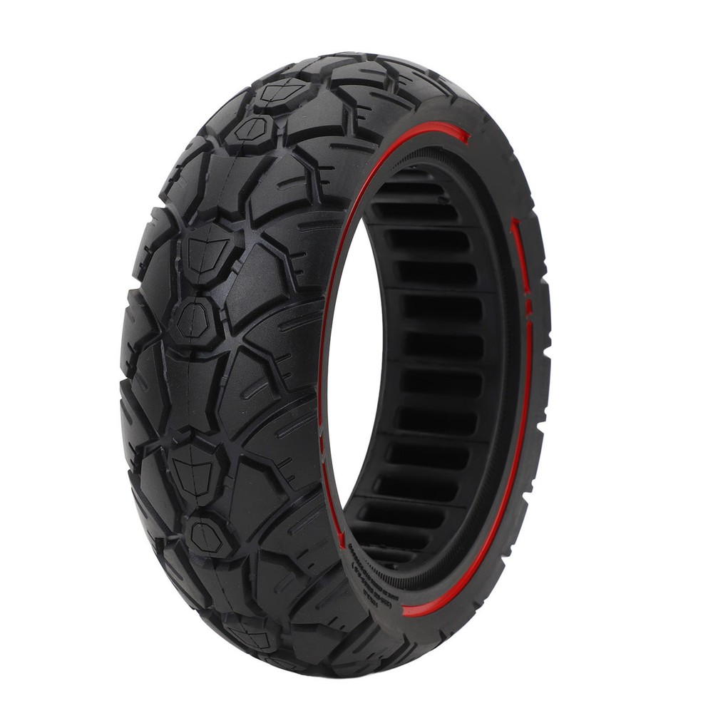 Scooter Solid Tire 10in 10×3 255×80 80/65‑6.5 Red Line Universal For GHUG