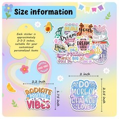 300 PCS Inspirational Stickers for Adults, Teens, Teachers, Motivational Sticker