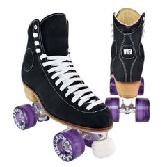 WIFA Street Deluxe Roller Skate Boots, Durable Nubuck Leather, Dance, Park Ready