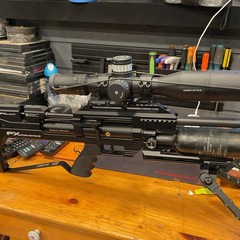 FX Airguns Maverick .22 PCP Pellet Air Rifle 950fps w/ Scope & Bipod