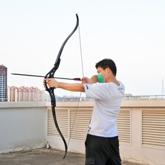 62″ ILF Archery Recurve Bow 30-60lbs Takedown 19″ Riser American Hunting Shoot