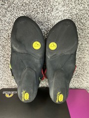 NWT La Sportiva Kubo Climbing Shoes, Goji/Neon, 36.5 M 4.5 W 5.5