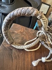 Vintage Handmade Horse Hackamore ( Bosal &Headstall) Two Rein