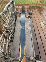 Vintage Damon Howatt Hunter Recurve Archery Bow AMO 62” 65# Right Handed Martin