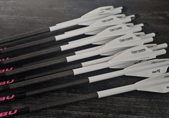 White Arrow Wraps For 5mm/204 Arrows | 12 Wraps.