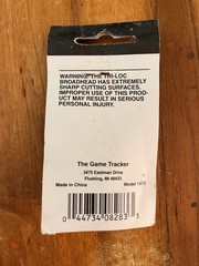 THE GAME TRACKER TRI LOC SS 80 REPLACEMENT BROADHEAD BLADES 12 PACK