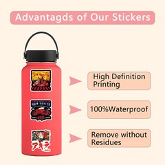 110Pcs Akira Sticker Cute Cartoon Anime Game for Kids Toddler Teens Laptop