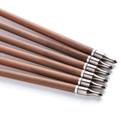 12X 31″ Pure Carbon Arrows Archery SP340-600 Compound Recurve Bow Tips Hunting