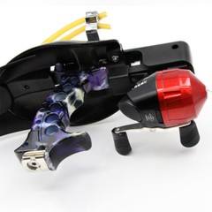 Professional Bow Fishing Slingshot Reel Slingbow Catapult Archery Bowfishing