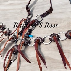 Western Leather Tack Set For Horse | Ring Tack Set With Fringe