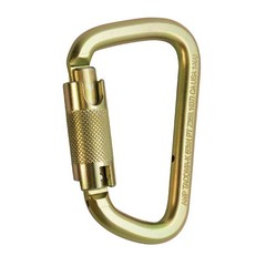 Tacoma D Shaped Triple Lock Alloy Steel Carabiner Heavy Duty Climbing Gear