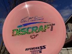 McBeth 5X ESP Avenger SS-Pink w Holographic Silver Tron Foil
